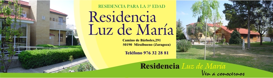 Residencia 3ª Edad Luz De María Logo completo